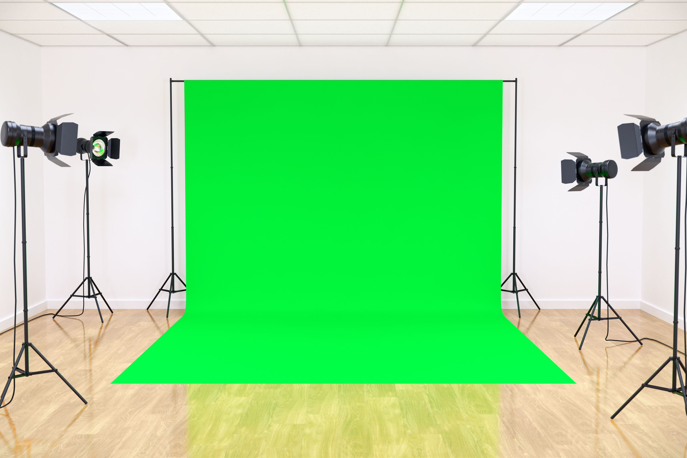 Studio with Green Screen